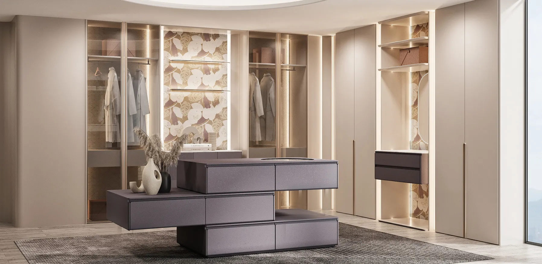 Wardrobes and walk-in closets in Dubai by Modenzo
